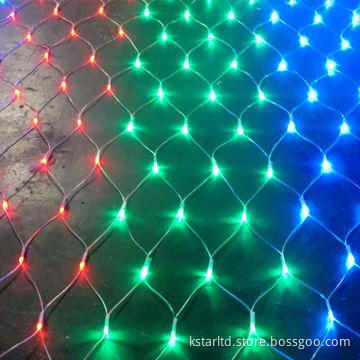 LED Fairy Light Net Light with RGB LED, 2M x 3M and 480 LED Per Set, Extendable